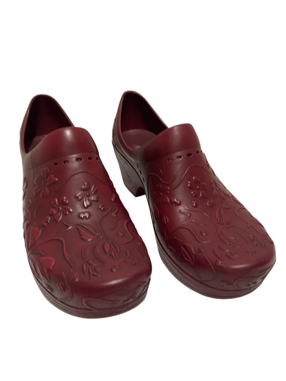 Dansko Pixie Molded Eva Floral Embossed Slip Resistant Clogs Professional - Picture 6 of 16